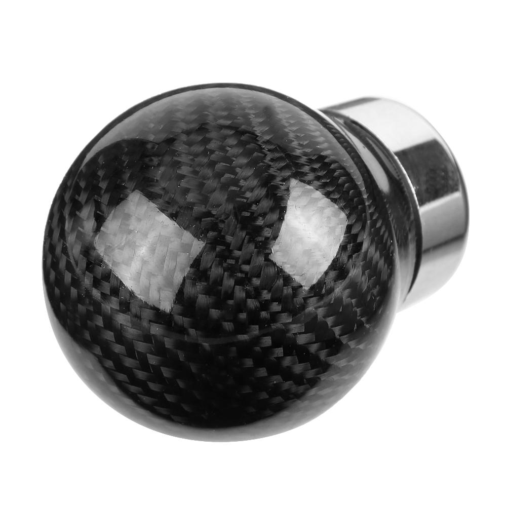 Car Modified Universal Gear Head True Carbon Fiber Gear Shift Knob Carbonized Gear Lever