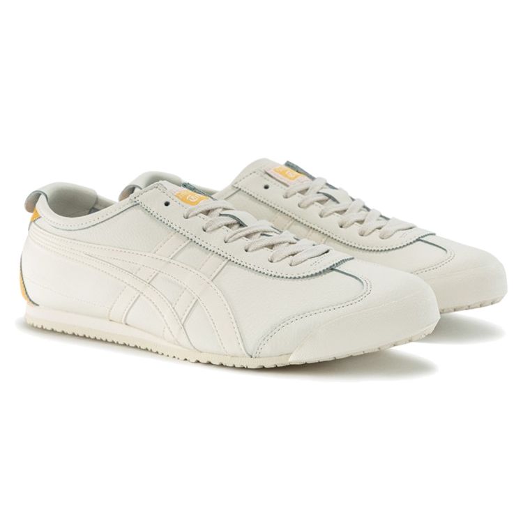 ONITSUKA TIGER Mexico 66 Leather Retro Casual Lightweight Low-Top Sneakers Unisex Sneakers White 1183B810-100