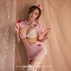 Sex Lingerie Sexy Pure Desire Wind Perspective Three-point Seduction Strap Short Skirt Bed Tease Nurse Passion Suit