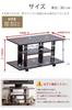 System K TV Stand with Storage Type TV Compatible with 32 Smart Modern 80 X 40 X 42 Mobile Low Space TV Easy Width 80 Brown Casters, Board, Inches,