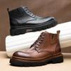 Новые ботинки Dr. Martens мужские из натуральной кожи мужские ботинки Британский ретро высокие кожаные ботинки дышащие ботинки на платформе