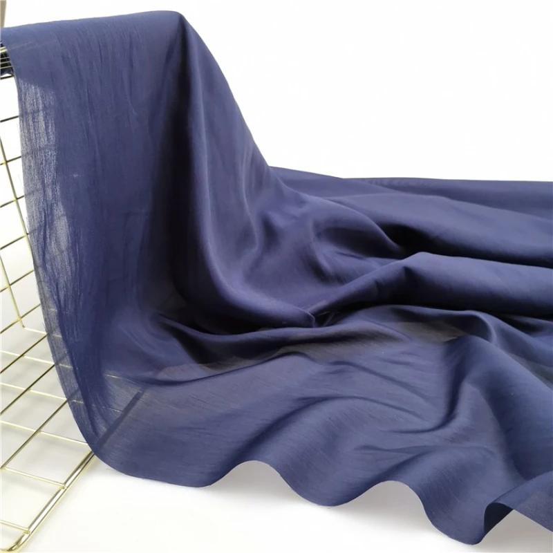 100x150 см шелковый хлопковый материал ткань однотонная для нижней подкладки юбки одежда ткань одежда DIY швейная оптовая продажа