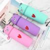 Yousheng Stand Up Pen Case Bear Shape Silicone Storage Box Animal Inspired Design Zipper Closure Gadgets Cosmetics Organizer