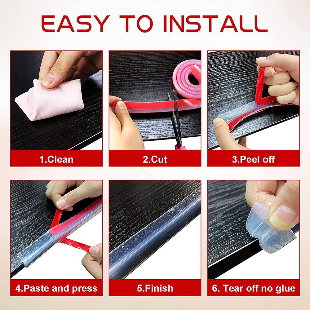 Защитная самоклеящаяся детская прозрачная защитная полоска для углов стола