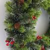 Artificial Xmas Wreath Gifts Christmas Table Decoration  For Door Window Fireplace