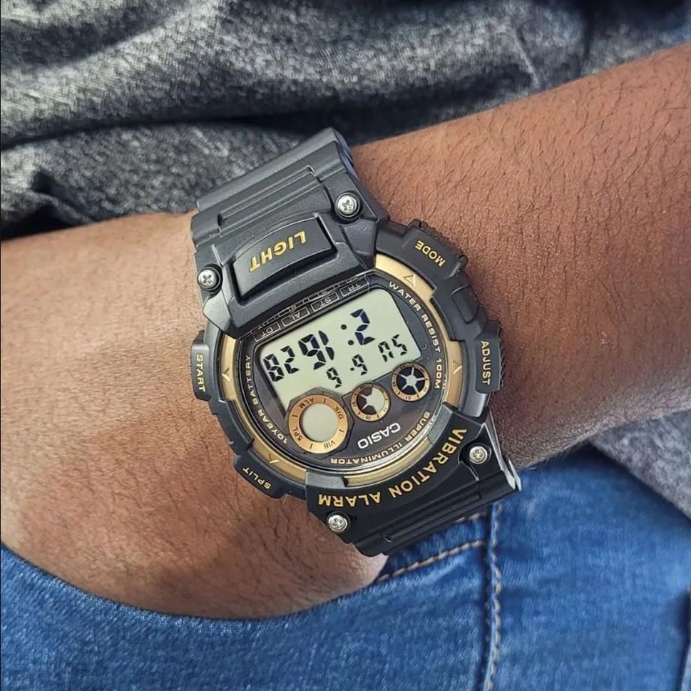 Casio W-735H-1A2VDF Digital Sport Watch Black Resin 100m Water Resistant