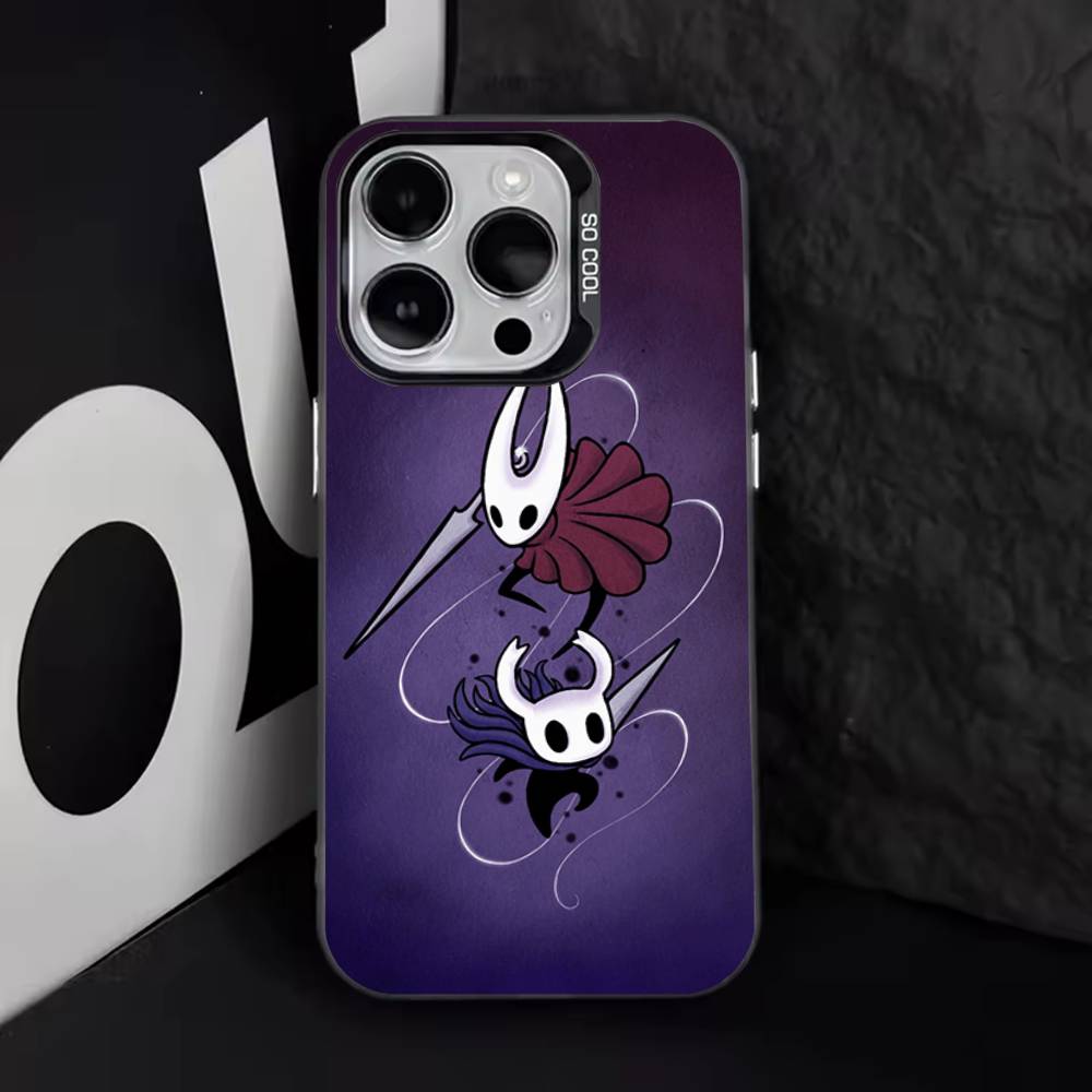 Cool H-Hollow Knight new Phone Case For iPhone 17,16,15,14,13,12,11,Pro,XS,Max,Plus,Mini,SE4,E Black Matte Shockproof Cover
