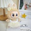For 17cm Labubu Doll Clothes Fashion Clothes Hoodies Doll Clothes Color Match Hoodies Dolls Accessories Cute Decoration Little Cloths