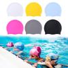 Elastics Silicones Hat Comfortable Swimming Hat Sports Swimming Pool Hat for Adults With Long Or Short Hair