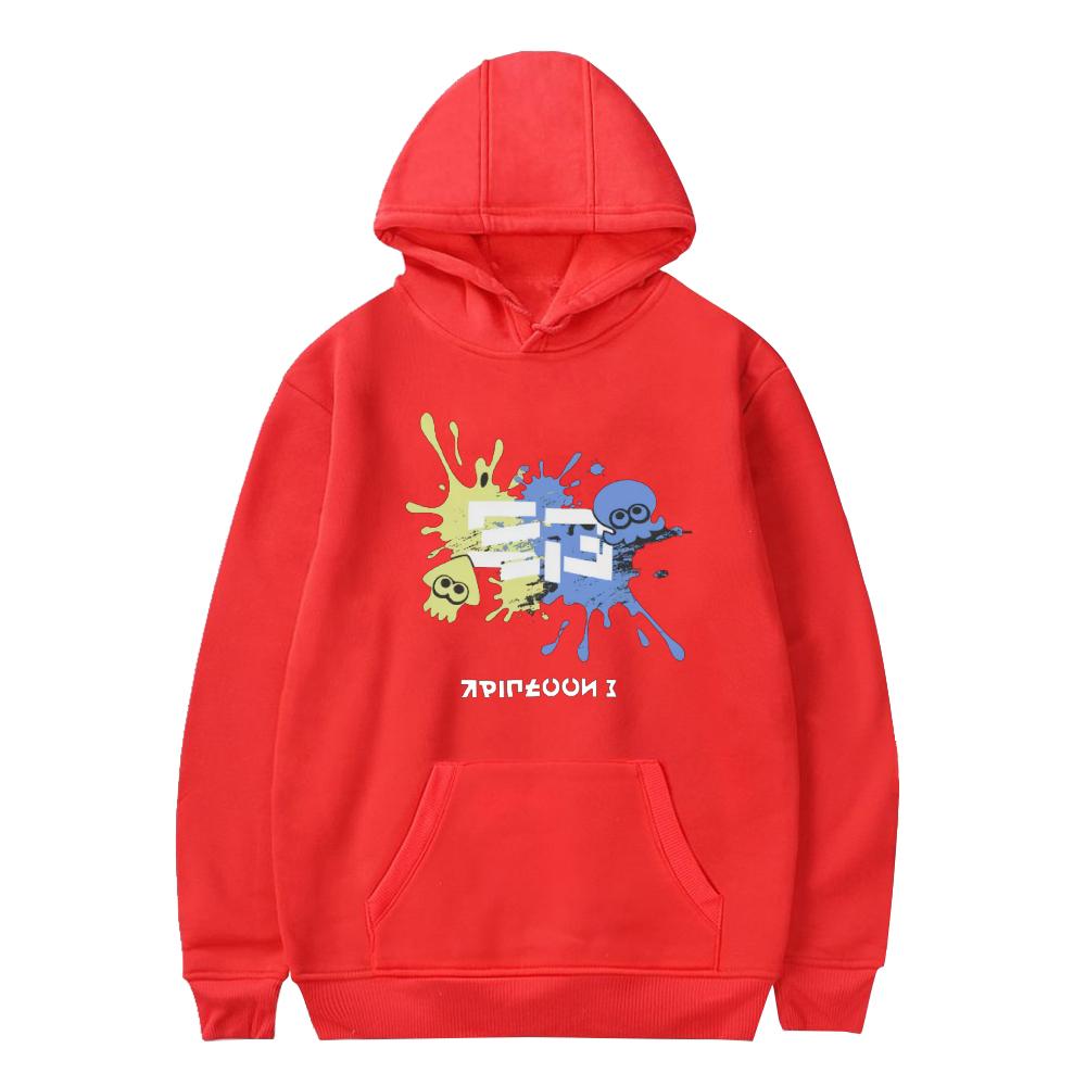 Splatoon 3 Hoodies Anime Graffiti Shooting Game Print Unisex Women Fashion Oversized Sweatshirts Hoodie Unisex Pullovers Tracksuits