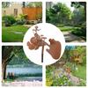 1-3 шт. Металлический ветряк Металлический барабанщик Ветряная мельница Статуя Рок-перкуссионист Музыкальное искусство Статуя для дворового искусства Декор для газона и сада