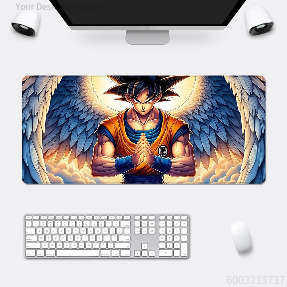 Anime Goku D-Dragons Balls Mousepad HD Printing Computer Gamers Locking Edge Non-slip Mouse Pad XXLcm Keyboard PC Desk Pad