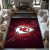 Kansas City Chiefs Crystal Velvet Carpet Soft Anti?Slip Floor Mat Comfortable Home Living Room Bedroom Decor Rug