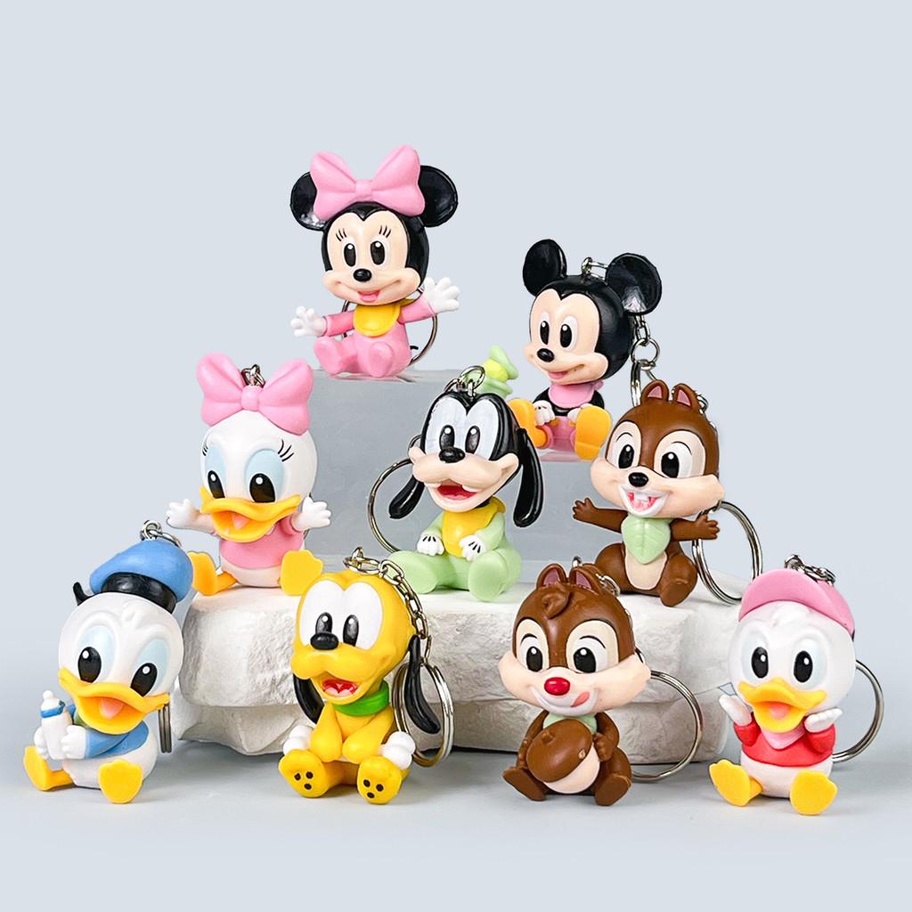Mickey Mouse Pvc Keychain Collectible With Cartoon Characters For Fans And Kids