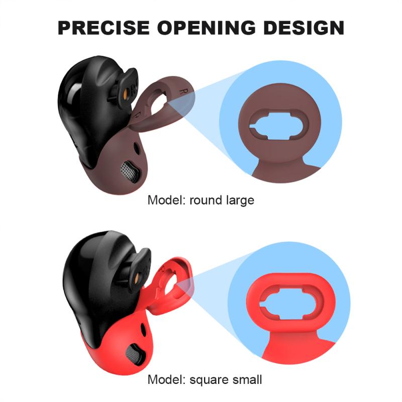 Силиконовый чехол для наушников, сменные заглушки для защиты от пыли, совместимые с Samsung Galaxy Buds