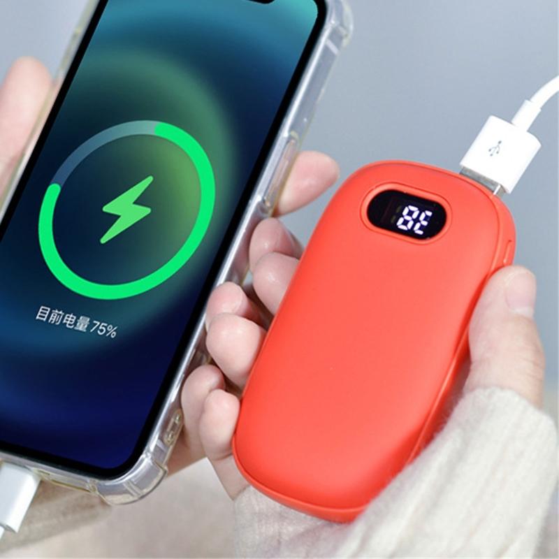 Карманный электрический USB-обогреватель для рук Согрейтесь в холодную погоду Стиль и удобство Power Bank Обогреватели для офиса