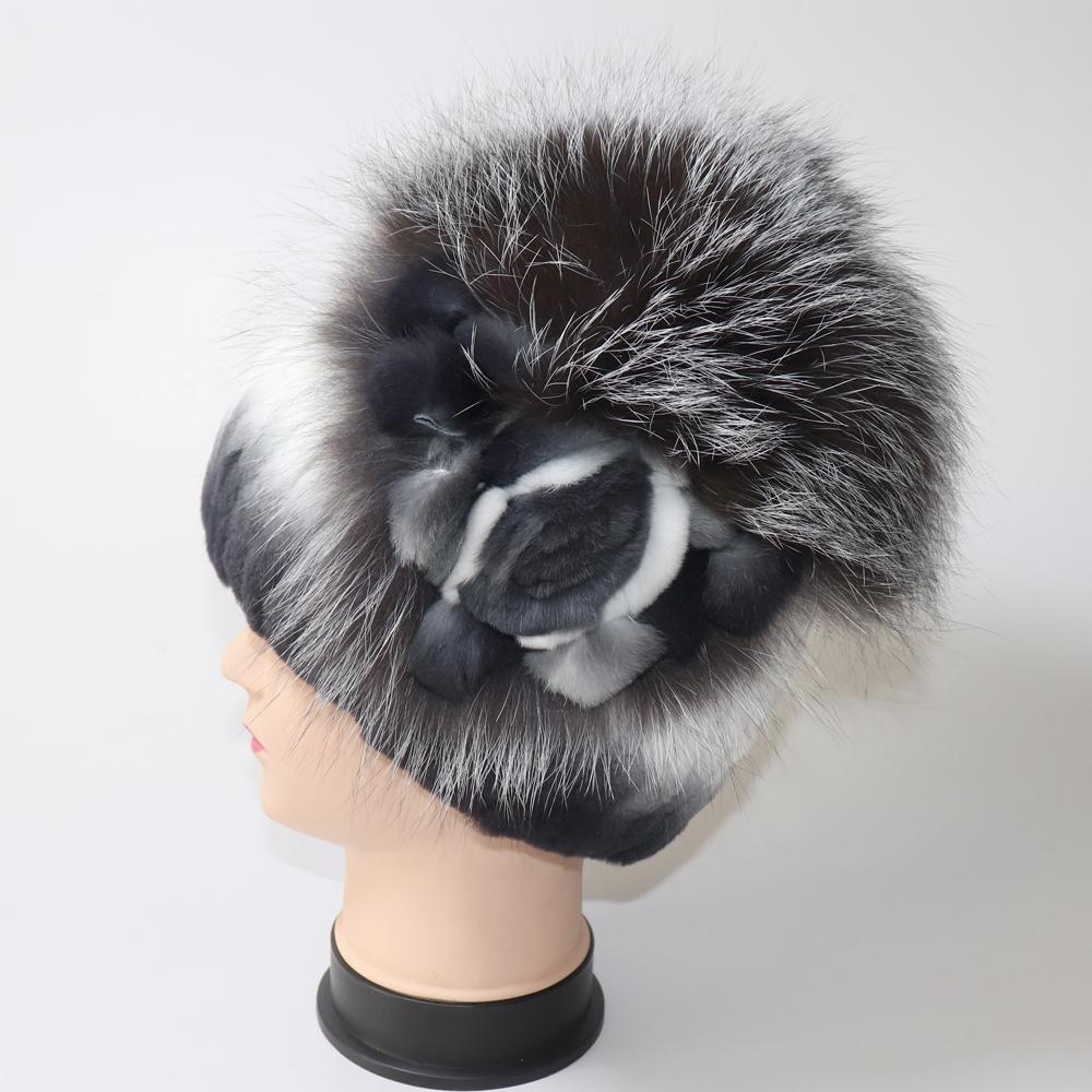 Зимняя женская шапка из 100% натурального меха кролика рекс, женские теплые шапки из натурального меха кролика рекс, хорошие эластичные шапки из натурального меха, теплые шапочки