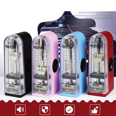 Метроном механический металлический и пластиковый мини портативный метроном