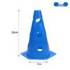 23cm Hexagonal Training Cones with Holes for Agility Drills