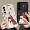 Рождественский Снеговик Чехол для Телефона для Samsung Galaxy S25 Edge S24 FE S23 S22 Ultra Plus A17 A56 A36 A16 A15 A55 A54 A53 5G Мягкий Чехол для Телефона