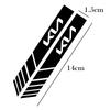 2 PCS Car Sticker Truck Vinyl Stripe Sport Rearview Side Mirror Decal For KIA Ceed Optoma Picanto Rio Sorento Soul Sportage wspy00