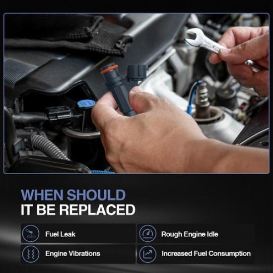 1Pc Fuel Injector Fits for KFX450R KX450F Ninja ZX10R ZX14 49033-0010