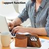 For Samsung Galaxy A53 5G PU Leather Back Case Card Holder Kickstand Phone Cover with Wrist Strap