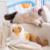 Реалистичная плюшевая игрушка сиамский кот со звуком, реалистичный котенок, мягкая игрушка-кукла, мяукающий интерактивный кот, декор