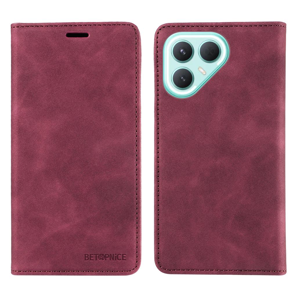 Чехол-кошелек BETOPNICE с магнитной застежкой и RFID-блокировкой, подставкой для телефона, из кожи, для TECNO Pova 7 Pro 5G