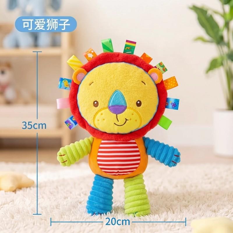 Plush Elephant Squeaky Dog Toy Chewing Teething Fun Durable Interactive Pet Entertainment