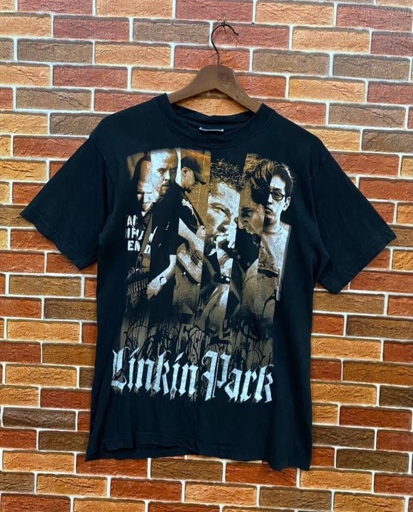 Винтажная футболка Linkin Park с составом группы Редкая Европейская S5XL Унисекс