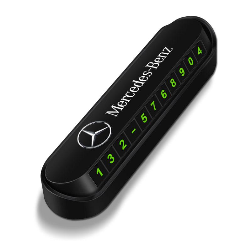 1 шт. Автомобильная временная парковочная карта Карта с номером телефона Наклейка-табличка Mercedes benz AMG C E S GLE CLC Class W204 W203 W205 W124 W221 W213 W212