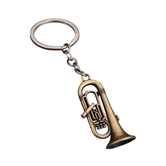 Yousheng Musician Keychain Pendant Decorative 3D Design Bag Hanging Pendant Miniature Instrument Shape Key Holder Bag Charm