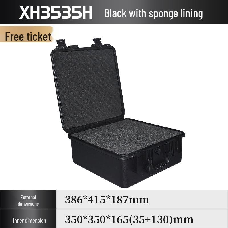 Xihua IP67 Водонепроницаемый Пластиковый Ящик для Инструментов с Сертификацией ROHS, Утолщенный - 35x35 Квадратный Влагозащитный Кейс для Приборов