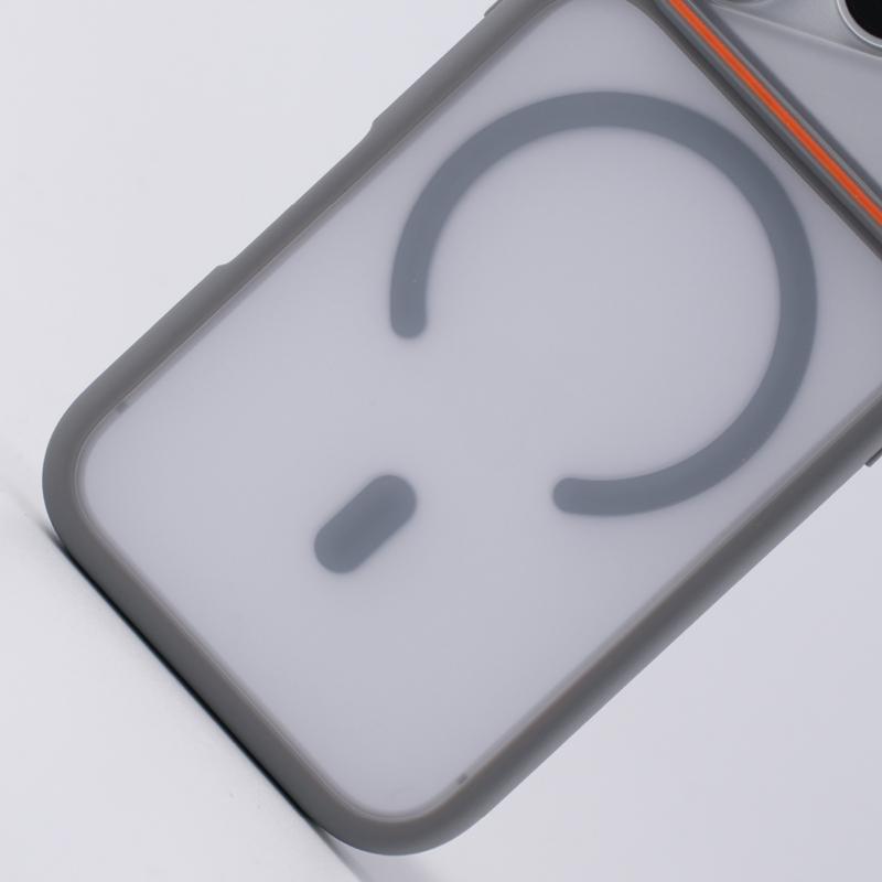 Магнитный матовый противоскользящий бронированный чехол для For Iphone Air 17 17Pro Max 16 Pro 1 14 13 Простой матовый ударопрочный чехол с поддержкой беспроводной зарядки