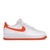Кроссовки Air Force 1 07 Safety Orange Unisex белые FJ4146-109