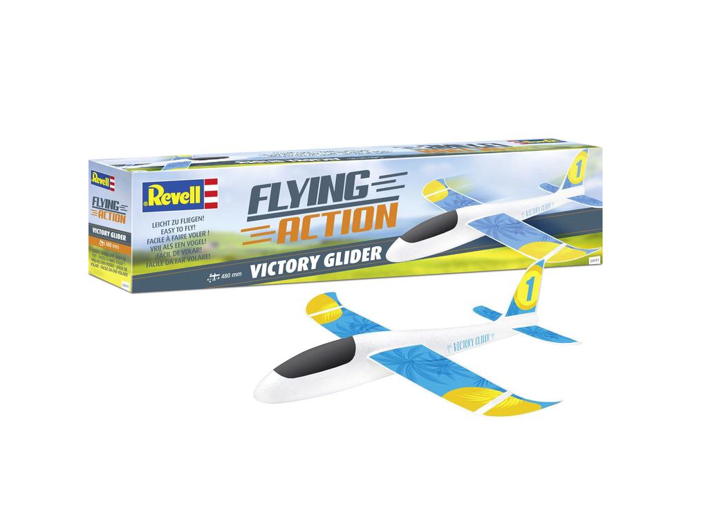 German Revell Victory Hand Launch Glider Assembly Kit 24331 "Flying Action" (Airplane)