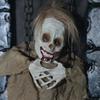 Halloween Tombstone Skeleton Hanging Decor Glowing Sound Terrifying Horror Pumpkin Ghost Haunted House Halloween Decoration