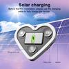 Yousheng Светодиодная неоновая лампа в форме сердца на солнечной батарее для окна автомобиля, беспроводная автоматическая атмосферная лампа, 5 режимов, украшение салона автомобиля с присосками