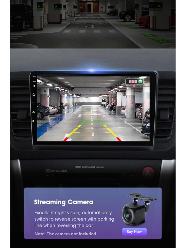 Android Large Screen Navigator for SsangYong Kyron 2005-2005