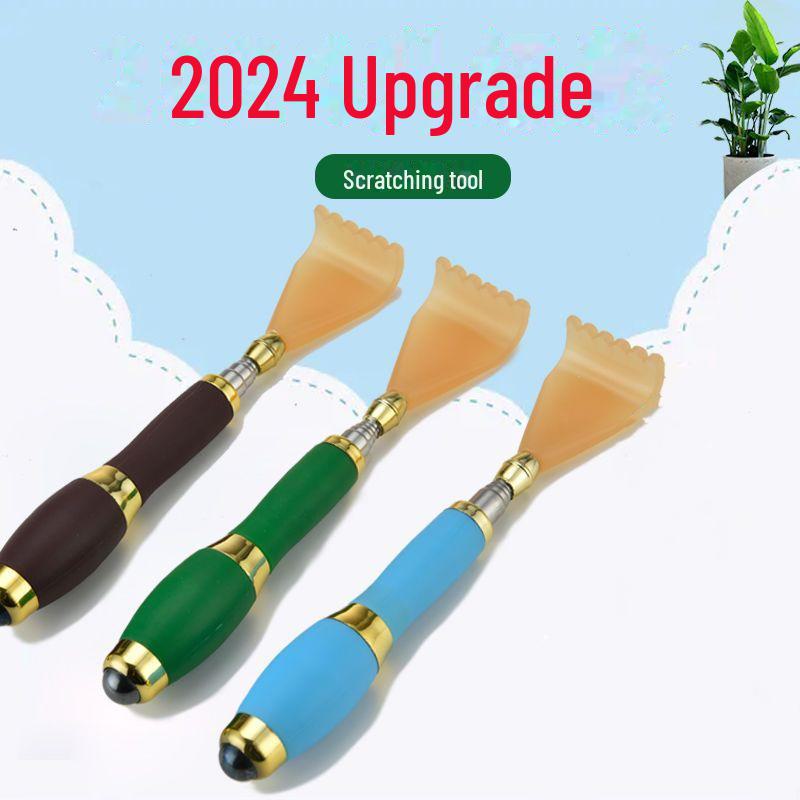 Dual-Head Telescopic Back Scratcher & Portable Massager