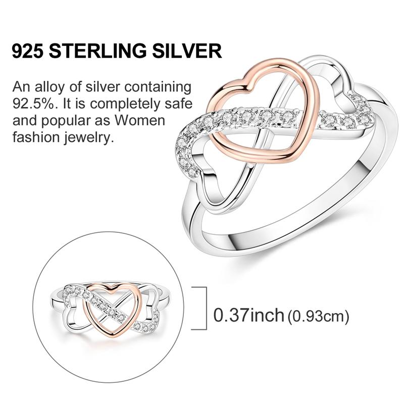 New copper Rings Red Pink Blue Stone Rings Simple Stackable Women Authentic Rings Ideal For Wedding Party Jewellery Gift
