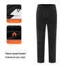 Мужские облегающие ветрозащитные брюки с бархатной подкладкой — повседневные, универсальные и теплые для поездок на работу осенью и зимой