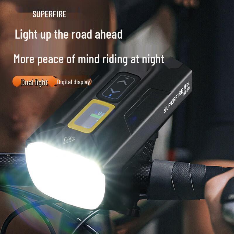 SupFire Rechargeable LED Bike Headlight and Flashlight