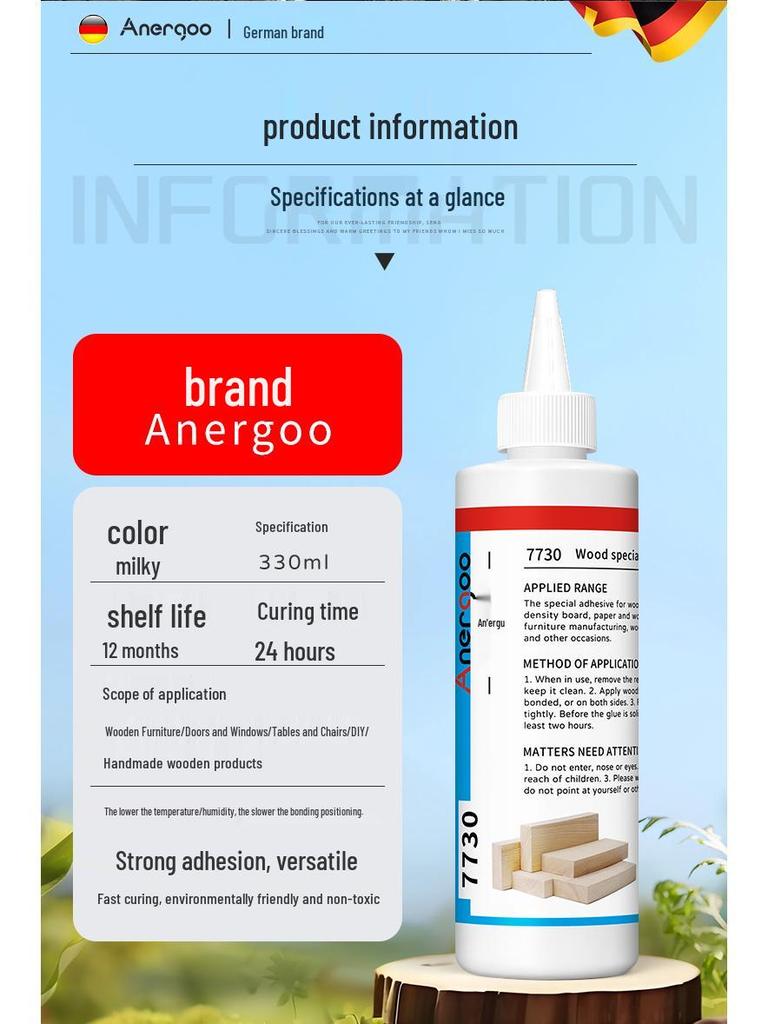 Special Strong White Emulsion Woodworking Glue for Solid Wood and Furniture