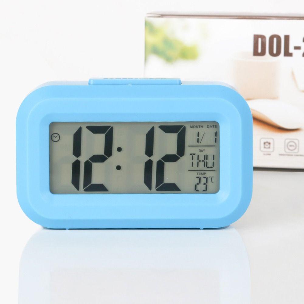 Silent Silent Snooze Clock Plastic Desk Clocks Creative LED Electronic Clock  Can be Timed