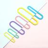8 шт. Увеличенные пастельные бумажные зажимы Гладкие металлические зажимы Многоцелевые помощники