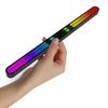 30Cm Double-Row 64Bit Rgb Pickup Led Bar Rechargeable Magnetic Install Music Rhythm Light Car Atmosphere Lighting Desktop Light