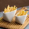 Three-dimensional Frilled French Fries Bowl Home Ceramic Cup Bowl Creative Hotel Tableware Snack Dish Dip Seasoning Dish