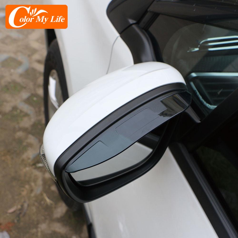 Автомобильный козырек из АБС-пластика для Peugeot 208 GTI 2014, защита зеркала заднего вида, солнцезащитный козырек от дождя, накладка, аксессуары, цвет My